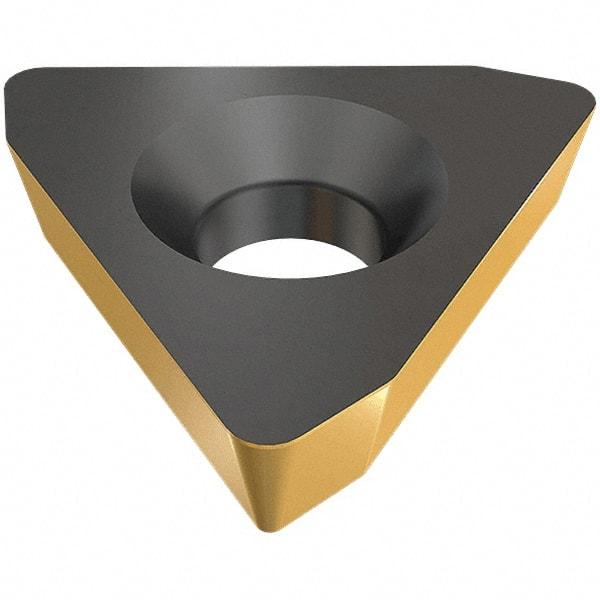 Iscar - TPGH2-1 XL Grade IC20 Carbide Turning Insert - Uncoated, 60° Triangle, 1/4" Inscr Circle, 3/32" Thick, 1/64" Corner Radius - USA Tool & Supply