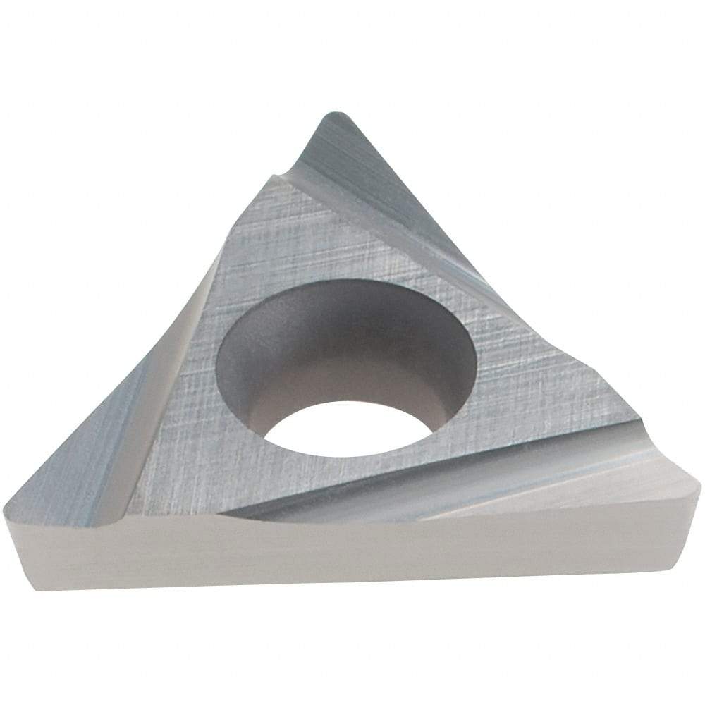 Iscar - TPGH321 L Grade IC70 Carbide Turning Insert - Uncoated, 60° Triangle, 3/8" Inscr Circle, 1/8" Thick, 1/64" Corner Radius - USA Tool & Supply