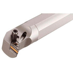 Iscar - 1.58" Min Bore Diam, 12" OAL, 1-1/4" Shank Diam, A-MDUN Indexable Boring Bar - 1.77" Max Bore Depth, DNMG 33.. Insert, Clamp Holding Method - USA Tool & Supply