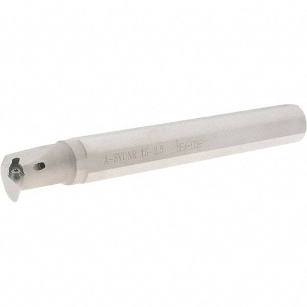 Iscar - 1.24" Min Bore Diam, 8" OAL, 1" Shank Diam, A-SVUN Indexable Boring Bar - 1.38" Max Bore Depth, VN.. 2.5 Insert - USA Tool & Supply
