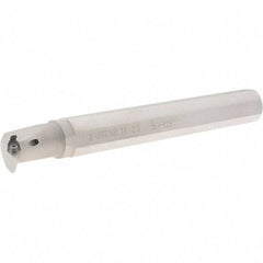 Iscar - 1.24" Min Bore Diam, 8" OAL, 1" Shank Diam, A-SVUN Indexable Boring Bar - 1.38" Max Bore Depth, VN.. 2.5 Insert - USA Tool & Supply