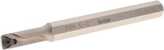 Iscar - 0.394" Min Bore Diam, 5" OAL, 1/2" Shank Diam, BBN Indexable Boring Bar - TP.. 2 Insert, Screw Holding Method - USA Tool & Supply