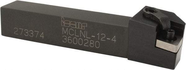 Iscar - MCLN, Left Hand Cut, 5° Lead Angle, 3/4" Shank Height x 3/4" Shank Width, Negative Rake Indexable Turning Toolholder - 5" OAL, CN..43.. Insert Compatibility, Series Isoturn - USA Tool & Supply