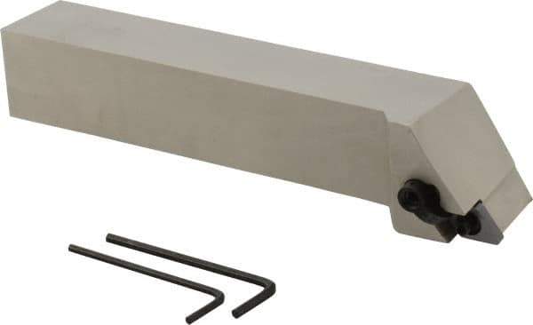 Iscar - MDJN, Left Hand Cut, 93° Lead Angle, 1" Shank Height x 1" Shank Width, Negative Rake Indexable Turning Toolholder - 6" OAL, DN.. Insert Compatibility, Series Isoturn - USA Tool & Supply