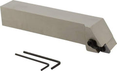 Iscar - MDJN, Left Hand Cut, 93° Lead Angle, 1" Shank Height x 1" Shank Width, Negative Rake Indexable Turning Toolholder - 6" OAL, DN.. Insert Compatibility, Series Isoturn - USA Tool & Supply