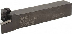 Iscar - MTJN, Right Hand Cut, 93° Lead Angle, 1" Shank Height x 1" Shank Width, Negative Rake Indexable Turning Toolholder - 6" OAL, TN..43.. Insert Compatibility, Series Isoturn - USA Tool & Supply