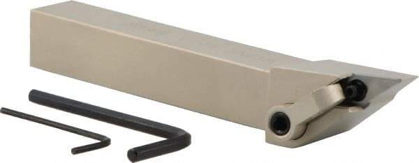 Iscar - MVJN, Right Hand Cut, 3/4" Shank Height x 3/4" Shank Width, Negative Rake Indexable Turning Toolholder - 6" OAL, VN..33.. Insert Compatibility, Series Isoturn - USA Tool & Supply
