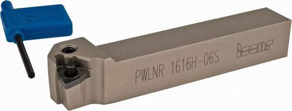 Iscar - PWLN, Right Hand Cut, 16mm Shank Height x 16mm Shank Width, Negative Rake Indexable Turning Toolholder - 100mm OAL, WN.. Insert Compatibility, Series Isoturn - USA Tool & Supply