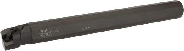 Iscar - 1-17/32" Min Bore Diam, 12" OAL, 1-1/4" Shank Diam, A-MCLN Indexable Boring Bar - 5" Max Bore Depth, CN.. 43.. Insert, Clamp Holding Method - USA Tool & Supply
