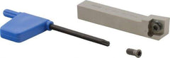 Iscar - SCLC, Right Hand Cut, 3/8" Shank Height x 3/8" Shank Width, Neutral Rake Indexable Turning Toolholder - 2-1/2" OAL, CC.T 3 Insert Compatibility, Series Isoturn - USA Tool & Supply