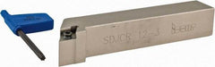 Iscar - SDJC, Right Hand Cut, 3/4" Shank Height x 3/4" Shank Width, Neutral Rake Indexable Turning Toolholder - 4-1/2" OAL, DC.. Insert Compatibility, Series Isoturn - USA Tool & Supply