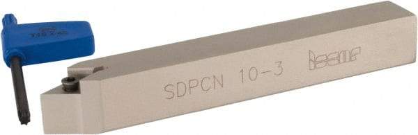 Iscar - SDPC, Neutral Cut, 5/8" Shank Height x 5/8" Shank Width, Neutral Rake Indexable Turning Toolholder - 4-1/2" OAL, DC..3 Insert Compatibility, Series Isoturn - USA Tool & Supply