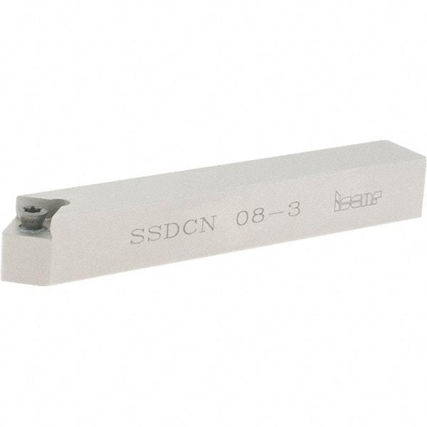 Iscar - SSDC, Neutral Cut, 1/2" Shank Height x 1/2" Shank Width, Neutral Rake Indexable Turning Toolholder - 3-1/2" OAL, SC..3 Insert Compatibility, Series Isoturn - USA Tool & Supply