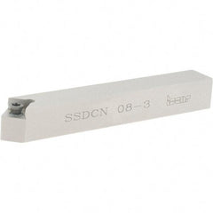 Iscar - SSDC, Neutral Cut, 1/2" Shank Height x 1/2" Shank Width, Neutral Rake Indexable Turning Toolholder - 3-1/2" OAL, SC..3 Insert Compatibility, Series Isoturn - USA Tool & Supply