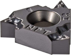 Iscar - 16IR Internal Right Hand 8 NPT Laydown Threading Insert - Grade IC908, TiAlN Coated Carbide, 9.53mm Inscribed Circle - USA Tool & Supply