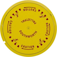 Pallet Pal - Turntables Type: Low Profile Disk Diameter (Inch): 43-5/8 - USA Tool & Supply