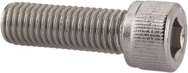 Value Collection - 1/4-28 UNF Hex Socket Drive, Socket Cap Screw - Grade 316 Stainless Steel, Uncoated, 3/4" Length Under Head - USA Tool & Supply