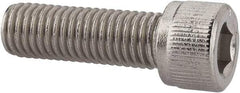 Value Collection - 1/4-28 UNF Hex Socket Drive, Socket Cap Screw - Grade 316 Stainless Steel, Uncoated, 3/4" Length Under Head - USA Tool & Supply