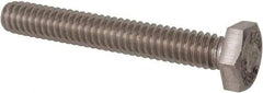 Value Collection - 1/4-20 UNC, 1-3/4" Length Under Head Hex Head Cap Screw - Fully Threaded, Grade 316 Stainless Steel, Uncoated, 7/16" Hex - USA Tool & Supply