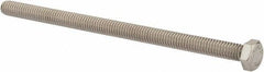 Value Collection - 5/16-18 UNC, 5-1/2" Length Under Head Hex Head Cap Screw - Fully Threaded, Grade 316 Stainless Steel, Uncoated, 1/2" Hex - USA Tool & Supply