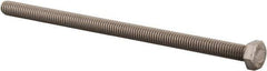 Value Collection - 5/16-18 UNC, 6" Length Under Head Hex Head Cap Screw - Fully Threaded, Grade 316 Stainless Steel, Uncoated, 1/2" Hex - USA Tool & Supply
