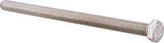 Value Collection - 3/8-16 UNC, 6" Length Under Head Hex Head Cap Screw - Fully Threaded, Grade 316 Stainless Steel, Uncoated, 9/16" Hex - USA Tool & Supply