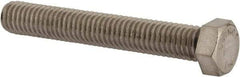 Value Collection - 7/16-14 UNC, 3" Length Under Head Hex Head Cap Screw - Fully Threaded, Grade 316 Stainless Steel, Uncoated, 5/8" Hex - USA Tool & Supply
