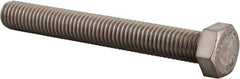 Value Collection - 1/2-13 UNC, 4" Length Under Head Hex Head Cap Screw - Fully Threaded, Grade 316 Stainless Steel, Uncoated, 3/4" Hex - USA Tool & Supply