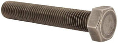 Value Collection - 1-8 UNC, 6" Length Under Head Hex Head Cap Screw - Fully Threaded, Grade 316 Stainless Steel, Uncoated, 1-1/2" Hex - USA Tool & Supply
