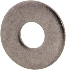 Value Collection - #2 Screw, Grade 316 Stainless Steel Standard Flat Washer - 3/32" ID x 1/4" OD, 0.025" Thick, Plain Finish - USA Tool & Supply