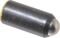 Gibraltar - 0.525" Body Length x 1/4" Body Diam, 6 Lb Init to 13 Lb Final End Force, Steel Press Fit Ball Plunger - 3/16" Ball Diam, 0.07" Max Ball Reach, +0.0010; +0.0020" Tolerance - USA Tool & Supply