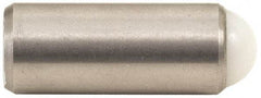 Gibraltar - 0.284" Body Length x 1/8" Body Diam, 0.75 Lb Init to 2.5 Lb Final End Force, Steel Press Fit Ball Plunger - 0.093" Ball Diam, 0.035" Max Ball Reach, +0.0010; +0.0020" Tolerance - USA Tool & Supply