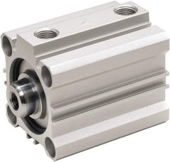ARO/Ingersoll-Rand - 10mm Stroke x 100mm Bore Double Acting Air Cylinder - 3/8 Port, 3/4-16 Rod Thread, 140 Max psi, 15 to 140°F - USA Tool & Supply