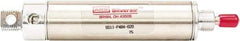 ARO/Ingersoll-Rand - 1" Stroke x 1-1/16" Bore Single Acting Air Cylinder - 1/8 Port, 5/16-24 Rod Thread, 200 Max psi, -40 to 160°F - USA Tool & Supply