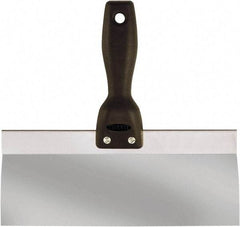 Hyde Tools - 10" Wide Flexible Blade Stainless Steel Joint Knife - Flexible, Polypropylene Handle - USA Tool & Supply