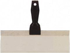 Hyde Tools - 12" Wide Flexible Blade Stainless Steel Joint Knife - Flexible, Polypropylene Handle - USA Tool & Supply