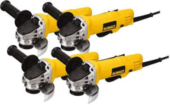 DeWALT - Electric Tool Combination Kits Tools: 4-1/2" Angle Grinder Amperage: 7.50 - USA Tool & Supply