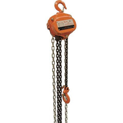 Vestil - 1,000 Lb Lifting Capacity, 10' Lift Height, Hand Hoist - Made from Chain - USA Tool & Supply