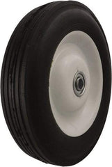 Marathon Industries - 8 Inch Diameter x 1-3/4 Inch Wide, Rubber Caster Wheel - 225 Lb. Capacity, 1-3/8 Inch Hub Length, 1/2 Inch Axle Diameter - USA Tool & Supply