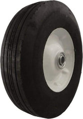 Marathon Industries - 10 Inch Diameter x 2-1/2 Inch Wide, Rubber Caster Wheel - 300 Lb. Capacity, 2-5/16 Inch Hub Length, 5/8 Inch Axle Diameter - USA Tool & Supply