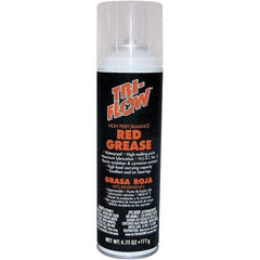 Tri-Flow - 6.25 oz Aerosol Aluminum High Temperature Grease - Brown, High Temperature, 475°F Max Temp, - USA Tool & Supply