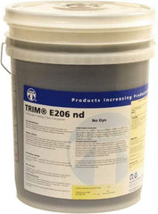 Master Fluid Solutions - Trim E206 nd, 5 Gal Pail Cutting & Grinding Fluid - Water Soluble, For Cutting, Grinding - USA Tool & Supply