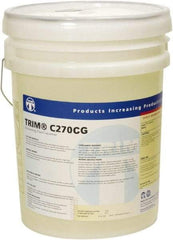 Master Fluid Solutions - Trim C270CG, 5 Gal Pail Cutting & Grinding Fluid - Synthetic, For Cutting, Grinding - USA Tool & Supply
