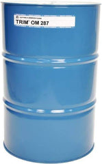 Master Fluid Solutions - Trim OM 287, 54 Gal Drum Cutting & Grinding Fluid - Straight Oil, For Cutting, Grinding - USA Tool & Supply