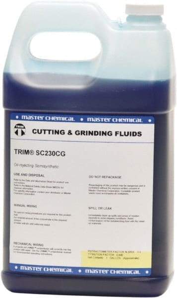 Master Fluid Solutions - 1 Gal Jug Cutting & Grinding Fluid - Semisynthetic - USA Tool & Supply