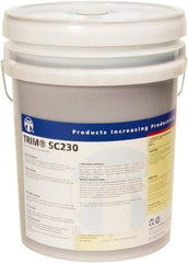 Master Fluid Solutions - Trim SC230, 5 Gal Pail Cutting & Grinding Fluid - Semisynthetic, For Cutting, Grinding - USA Tool & Supply