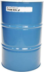 Master Fluid Solutions - Trim SOL sf, 54 Gal Drum Emulsion Fluid - Water Soluble, For Cutting, Drilling, Tapping, Reaming - USA Tool & Supply