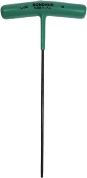Bondhus - T8 Torx Key - T-Handle Cushion Grip - USA Tool & Supply