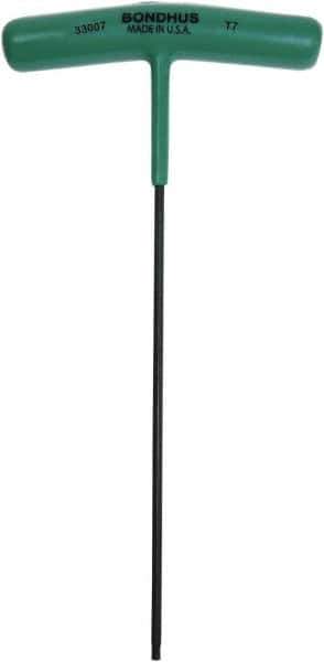 Bondhus - T7 Torx Key - T-Handle Cushion Grip - USA Tool & Supply