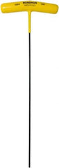 Bondhus - 5/64" Hex, T-Handle Cushion Grip, Hex Key - 229mm OAL, Inch System of Measurement - USA Tool & Supply
